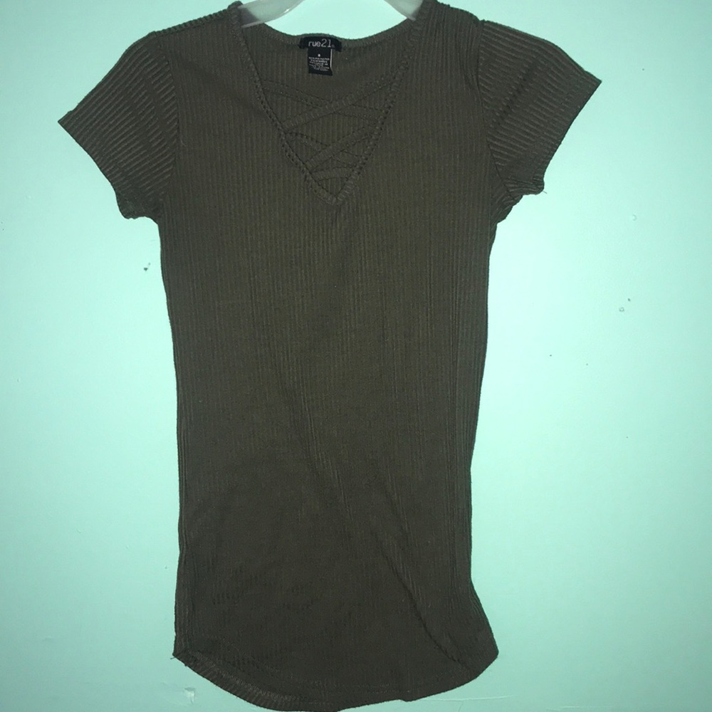Lace Up Top